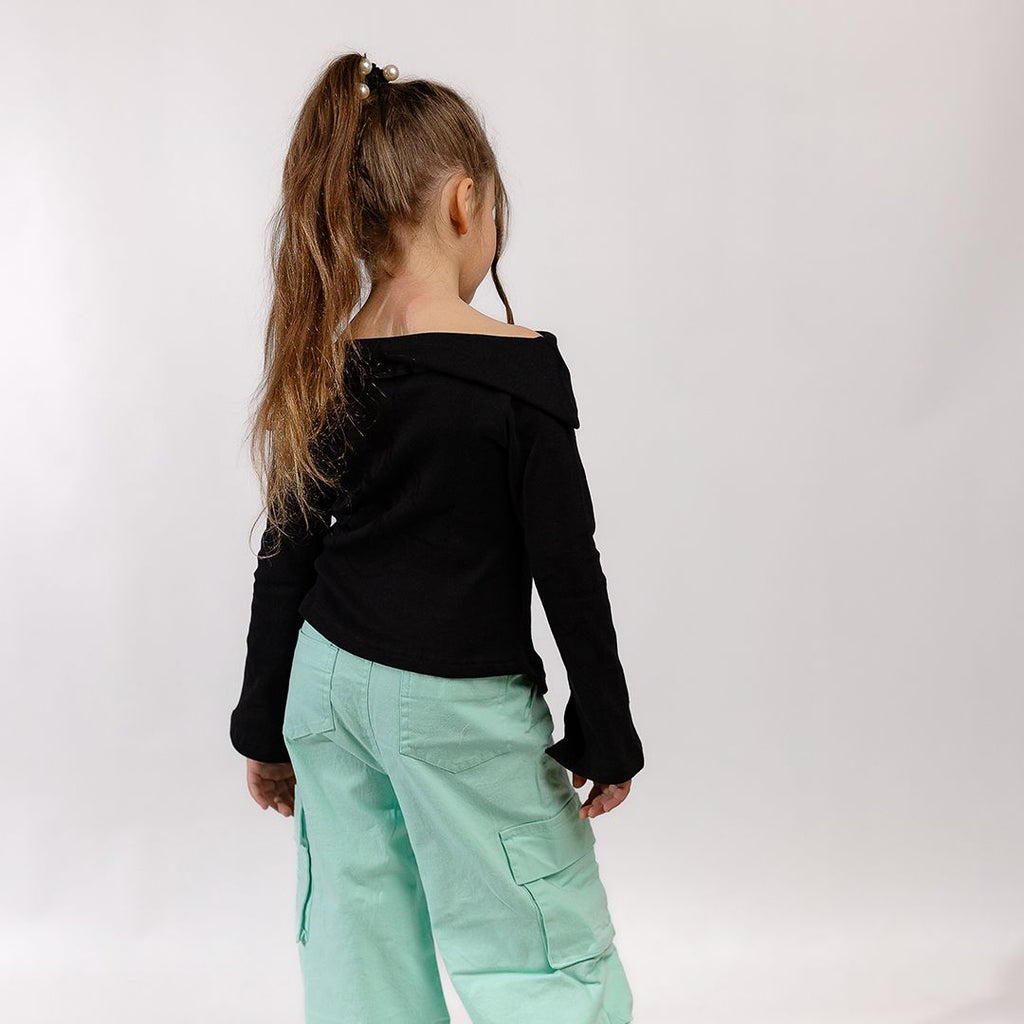 black Asymmetrical top - image 6