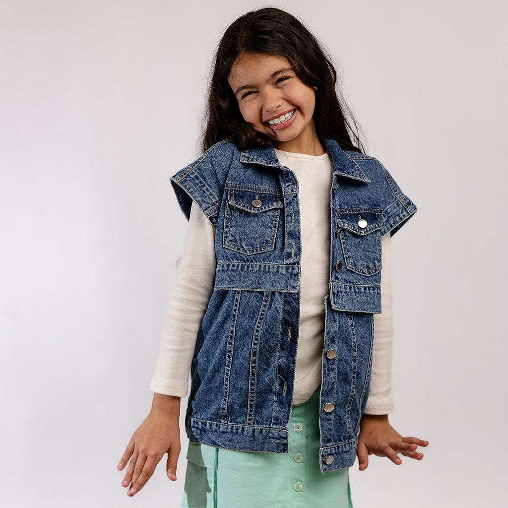 (5 in 1) Denim Jacket+skirt - image 4