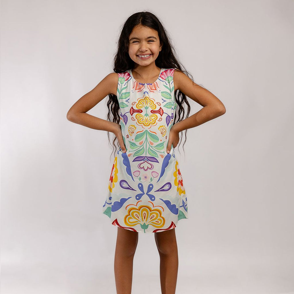 Aline Floral garden dress - image 2