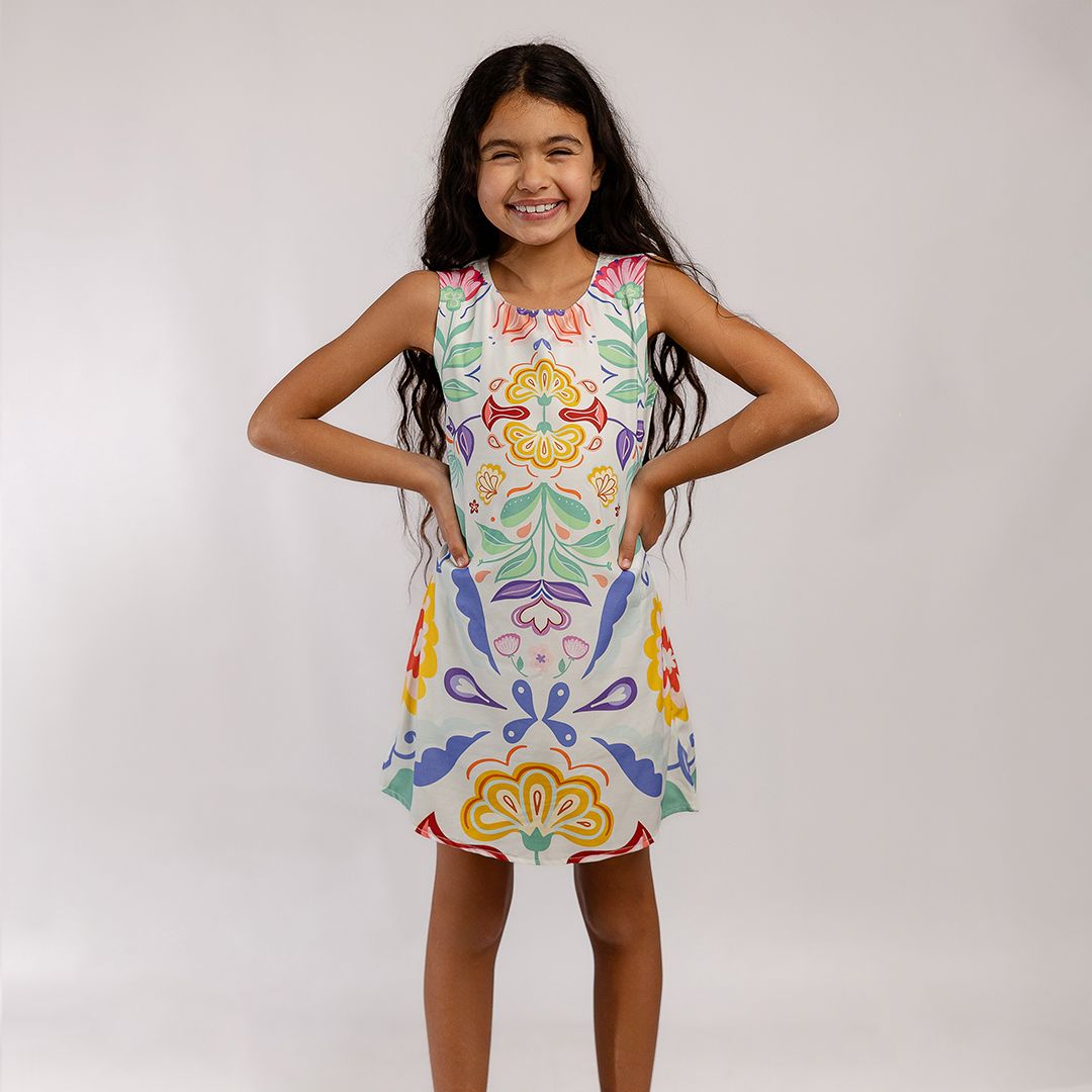 Aline Floral garden dress - image 2