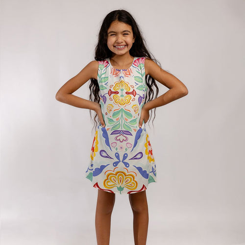 Aline Floral garden dress - image 2