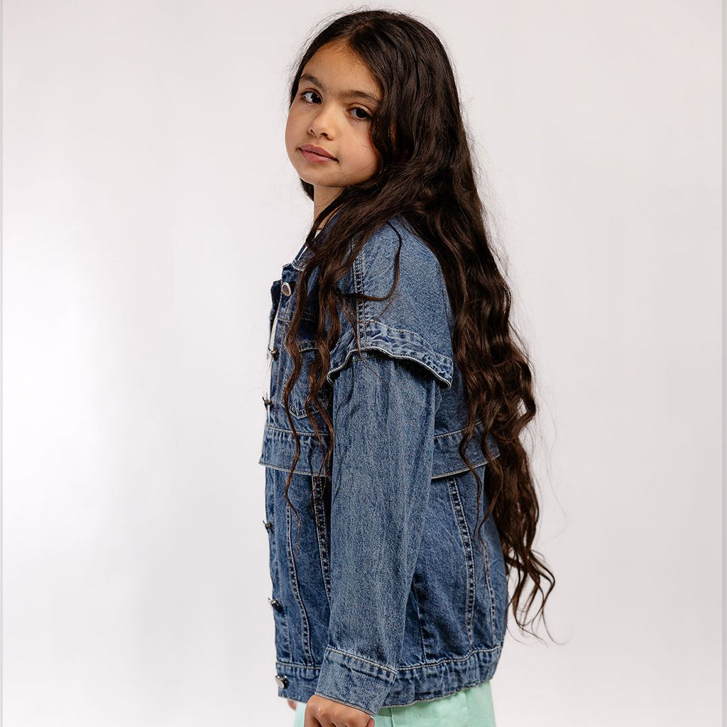 (5 in 1) Denim Jacket+skirt - image 2
