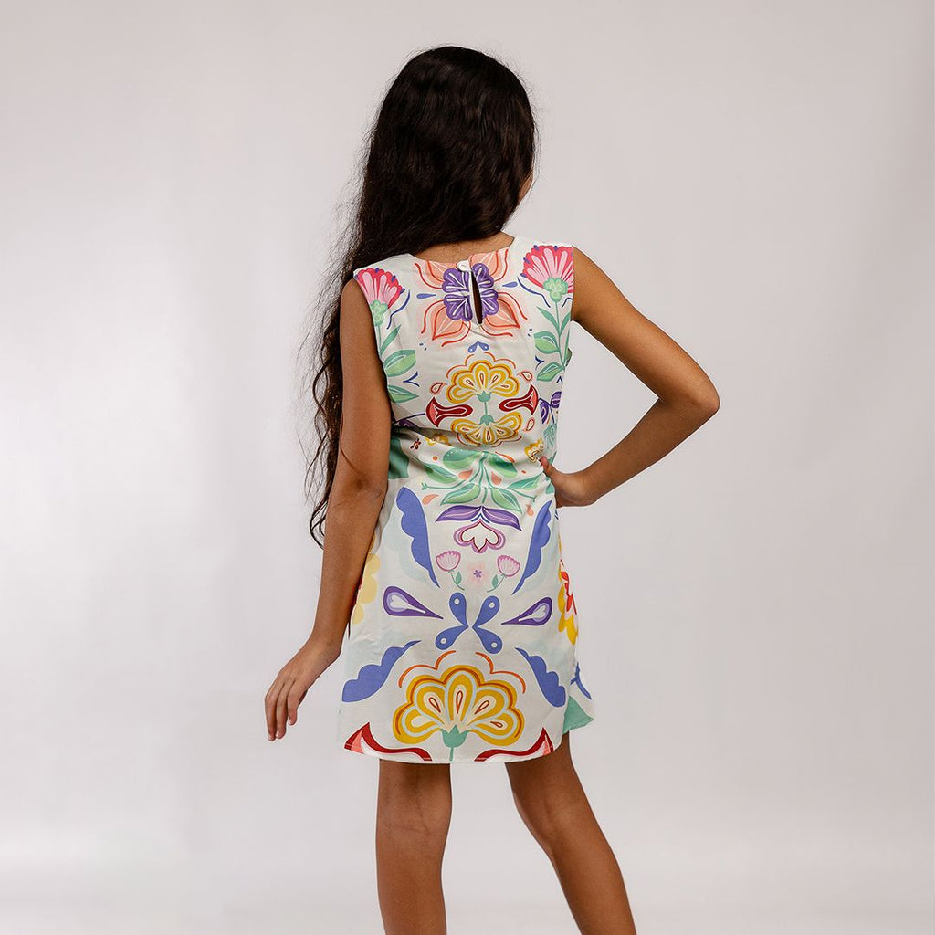 Aline Floral garden dress - image 3