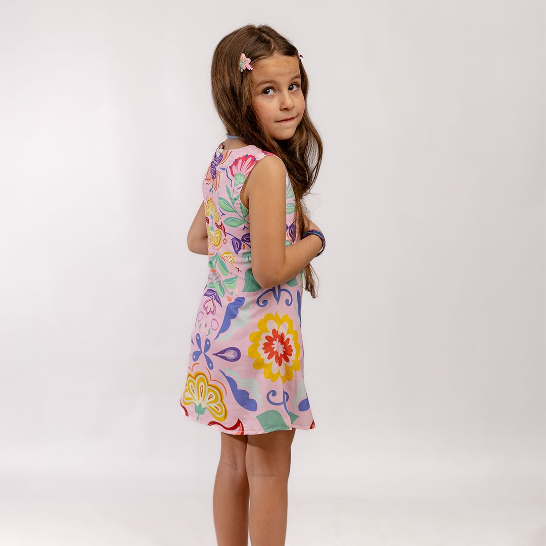 Aline Floral garden dress - image 3