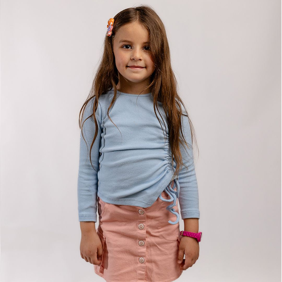 Blue Asymmetrical top