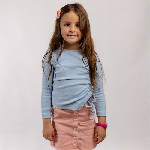Blue Asymmetrical top