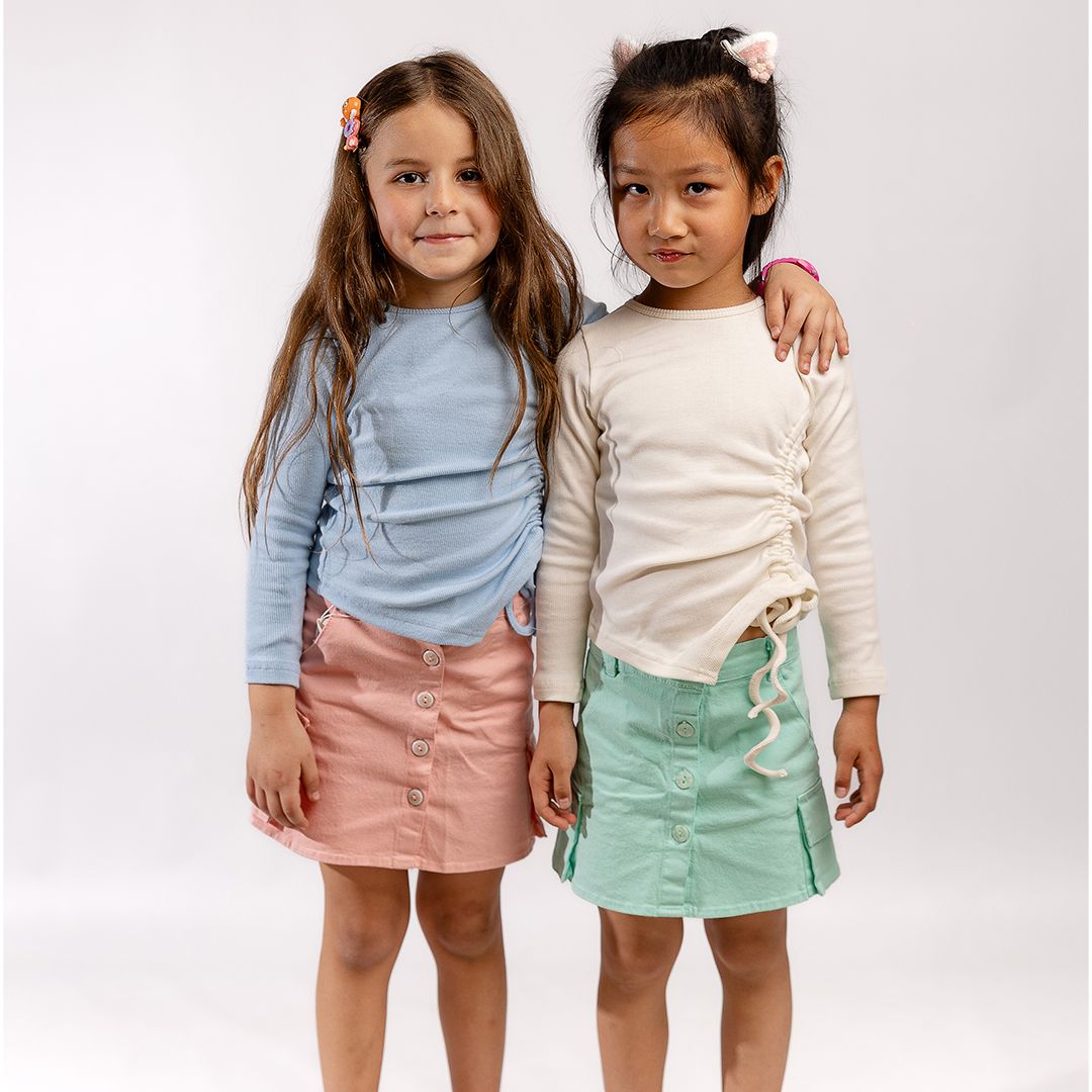Blue Asymmetrical top - image 4