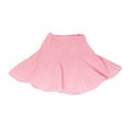 Unique pink flared skirt