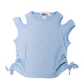 blue adjustable side top