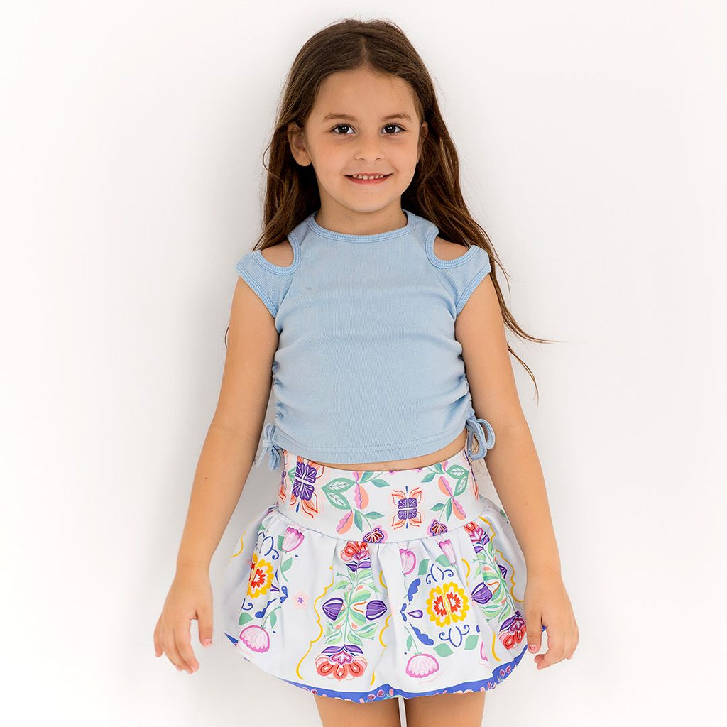blue adjustable side top - image 3