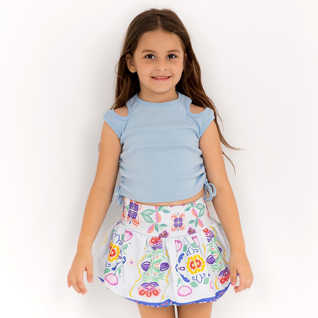 blue adjustable side top - image 3