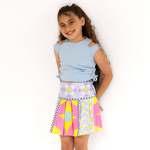 blue adjustable side top - image 2