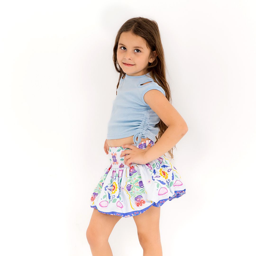 blue adjustable side top - image 4