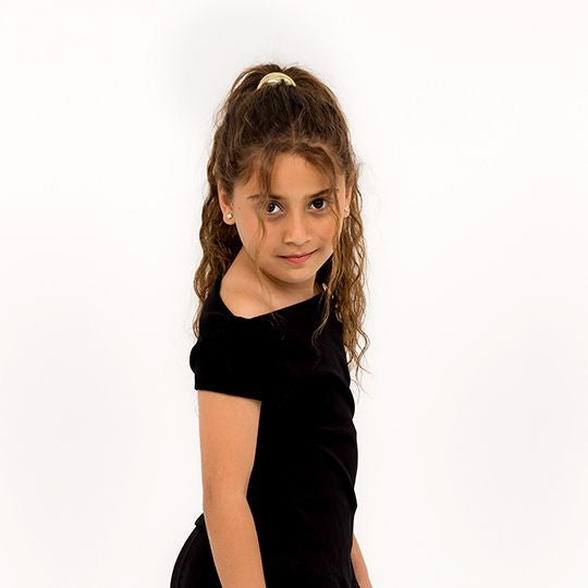 Asymmetrical black half sleeves - image 3