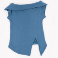Asymmetrical Navy top