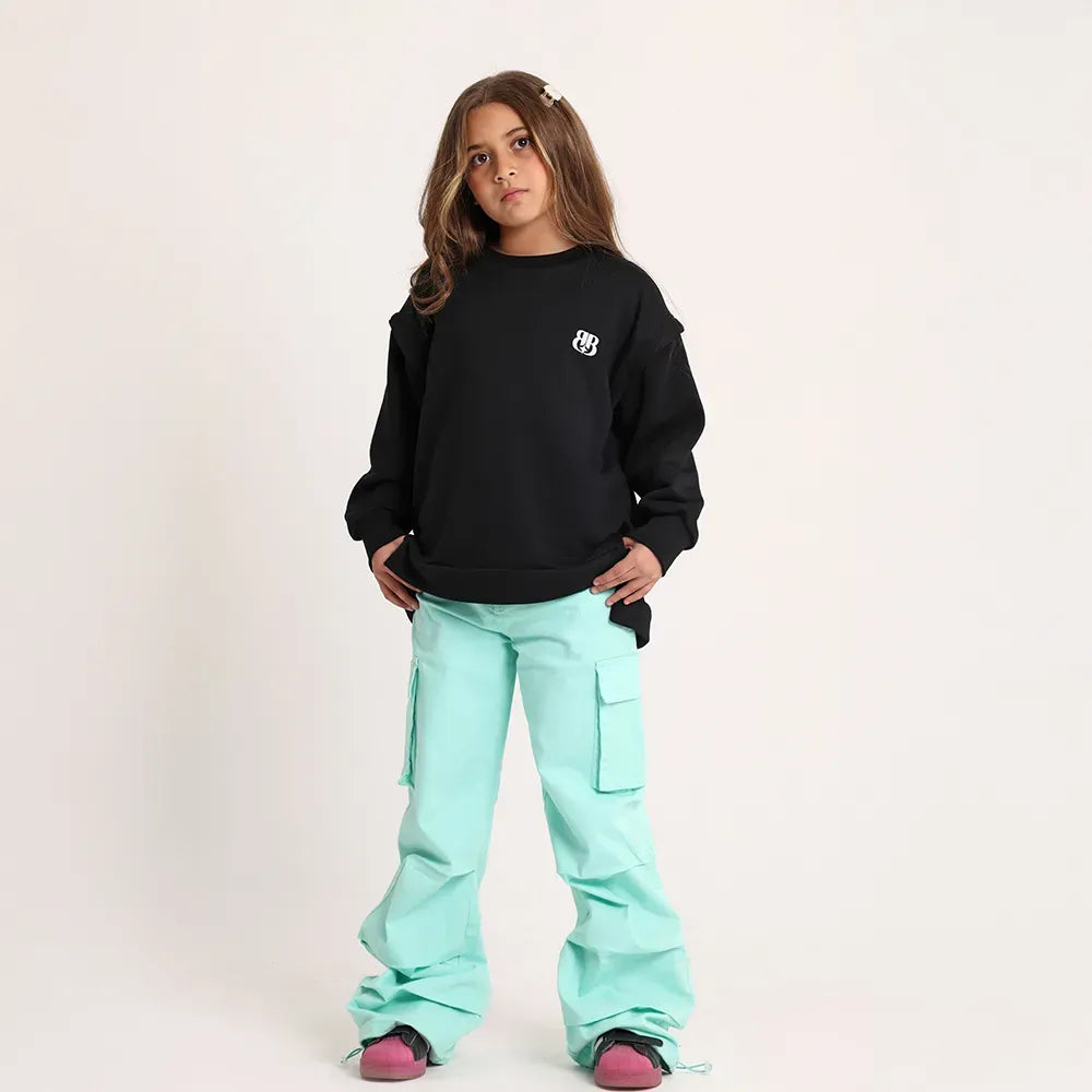 Zip and Switch Sweatshirt + Mystery Reveal print Box (Black)