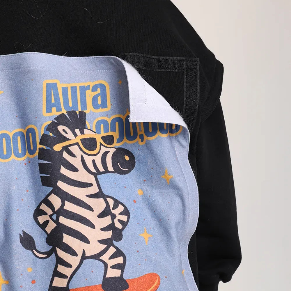 Zip and Switch Sweatshirt + Mystery Reveal print Box (Black) - image 3