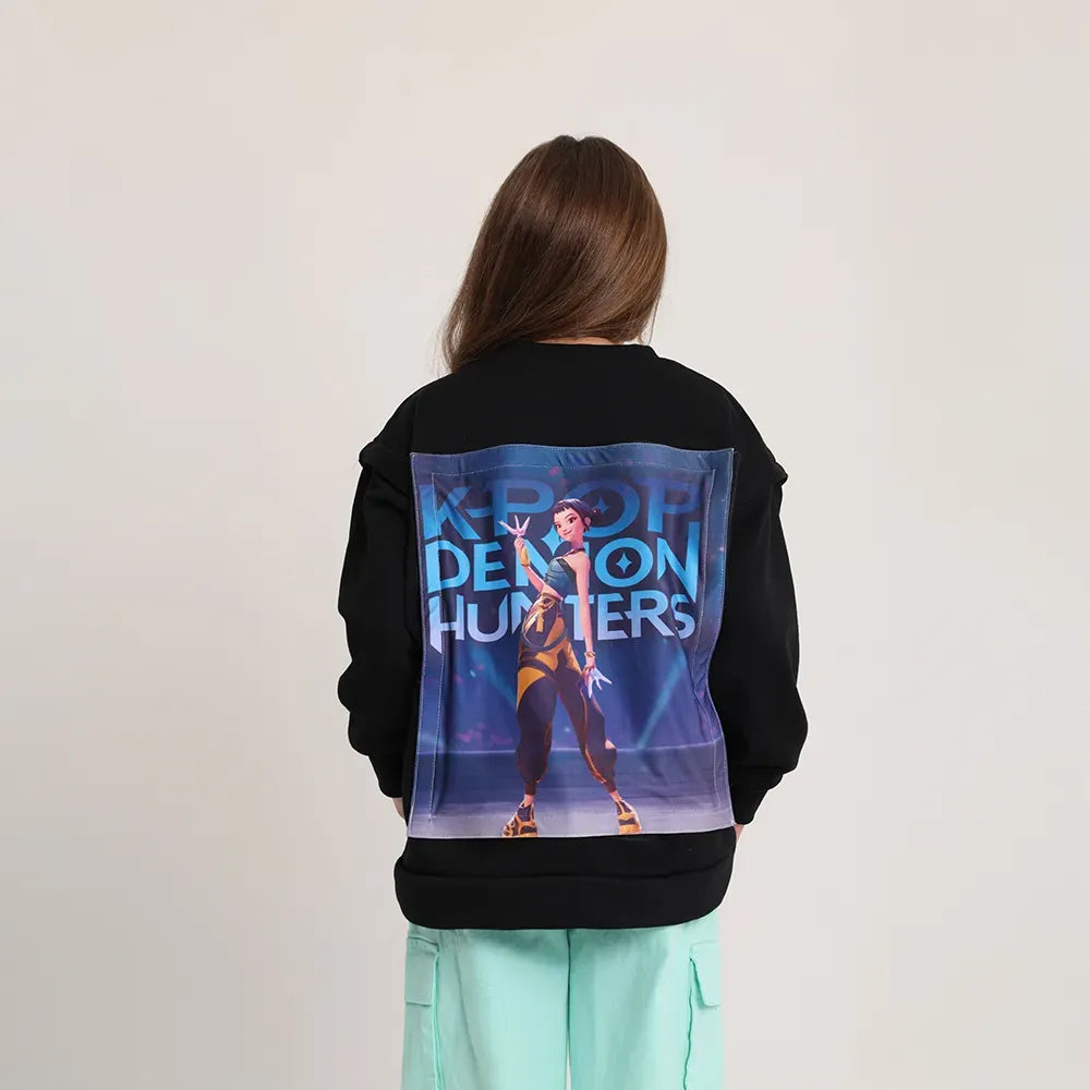 Zip and Switch Sweatshirt + Mystery Reveal print Box (Black) - image 6