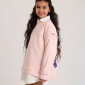 Zip and Switch Sweatshirt + Mystery Reveal print Box  (pink)