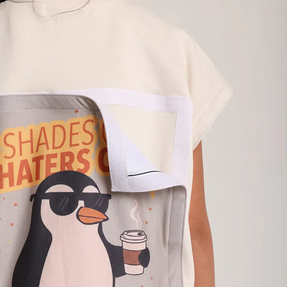 Zip and Switch Sweatshirt + Mystery Reveal print Box  (cloud white) - image 2