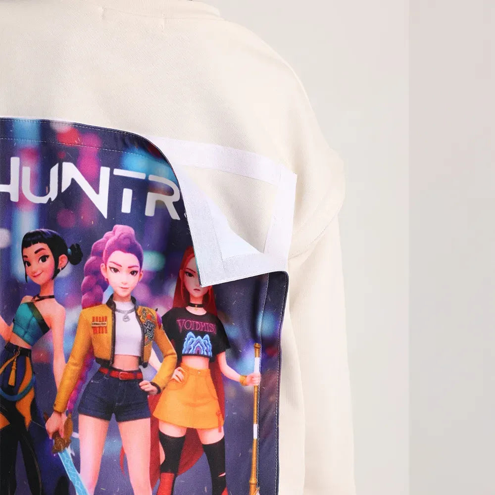Zip and Switch Sweatshirt + Mystery Reveal print Box  (cloud white) - image 6