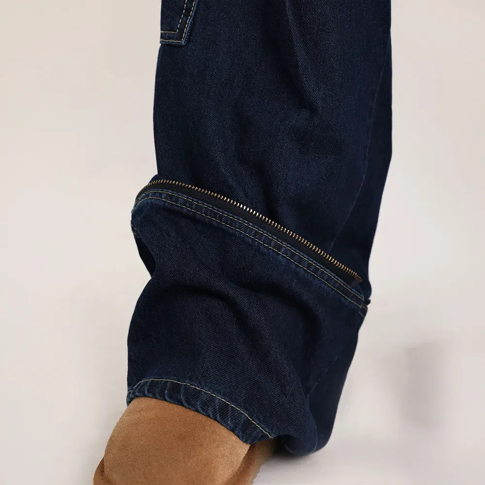 Zip and Switch denim Pants/shorts - image 6