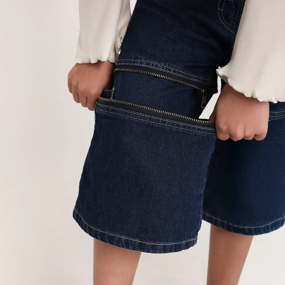 Zip and Switch denim Pants/shorts - image 2