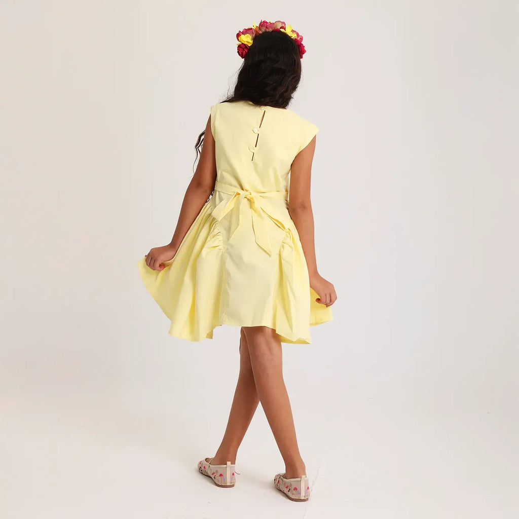butter yellow Blush dress - image 3