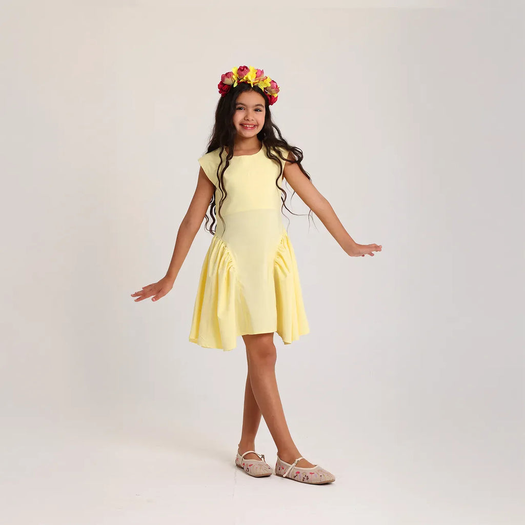 butter yellow Blush dress - image 5