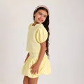 butter yellow Puff Set