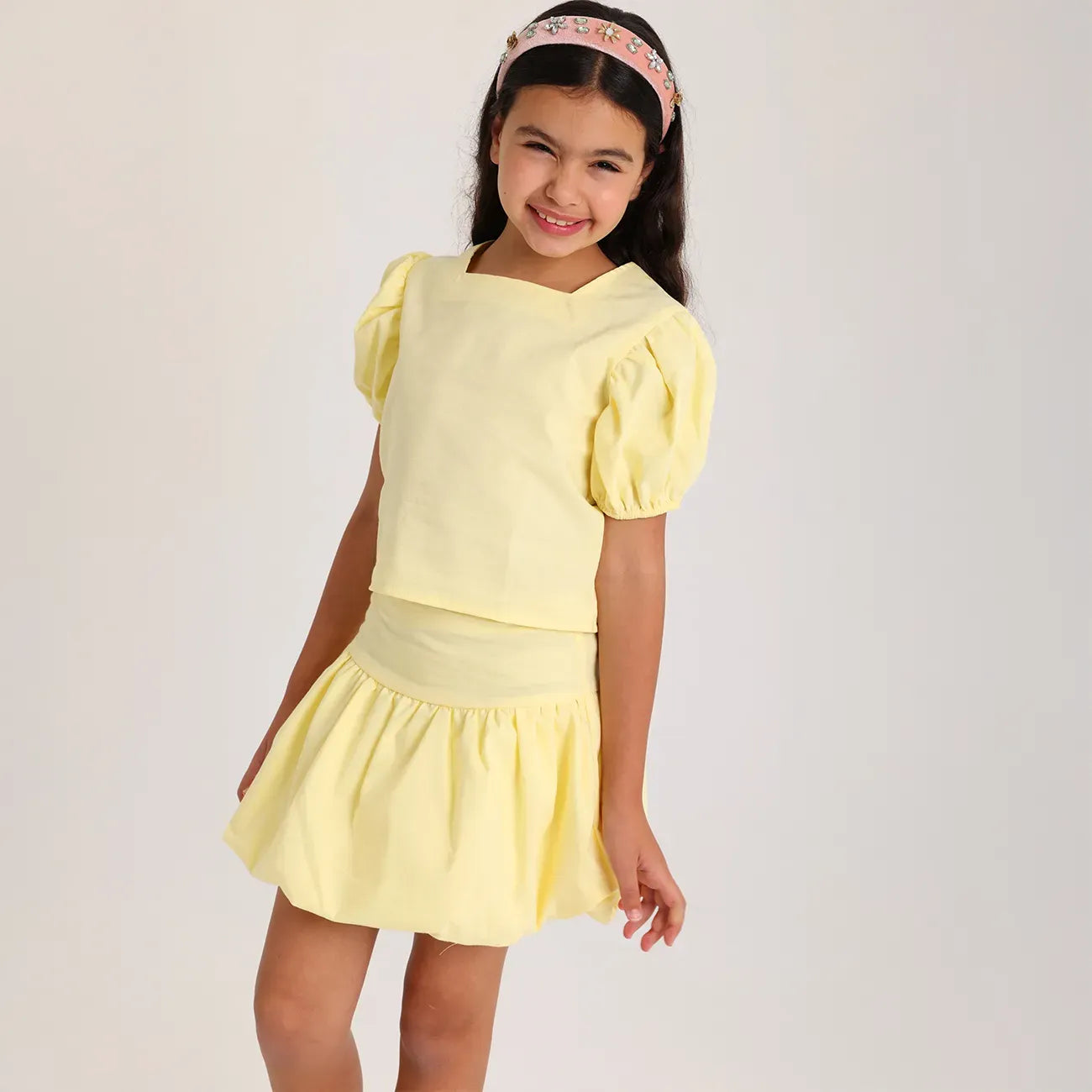 butter yellow Puff Set - image 2