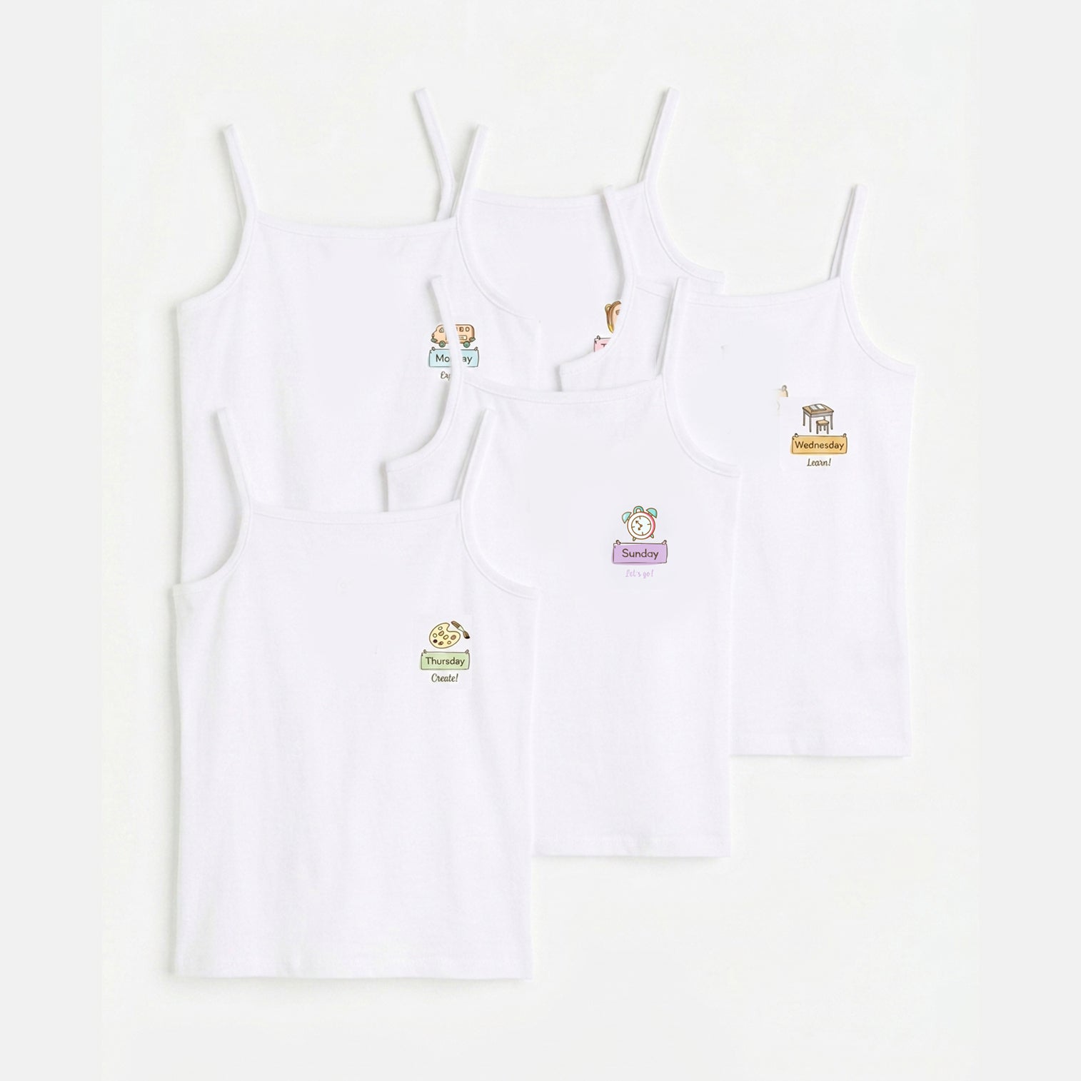 5-Pack Jersey Tank Tops