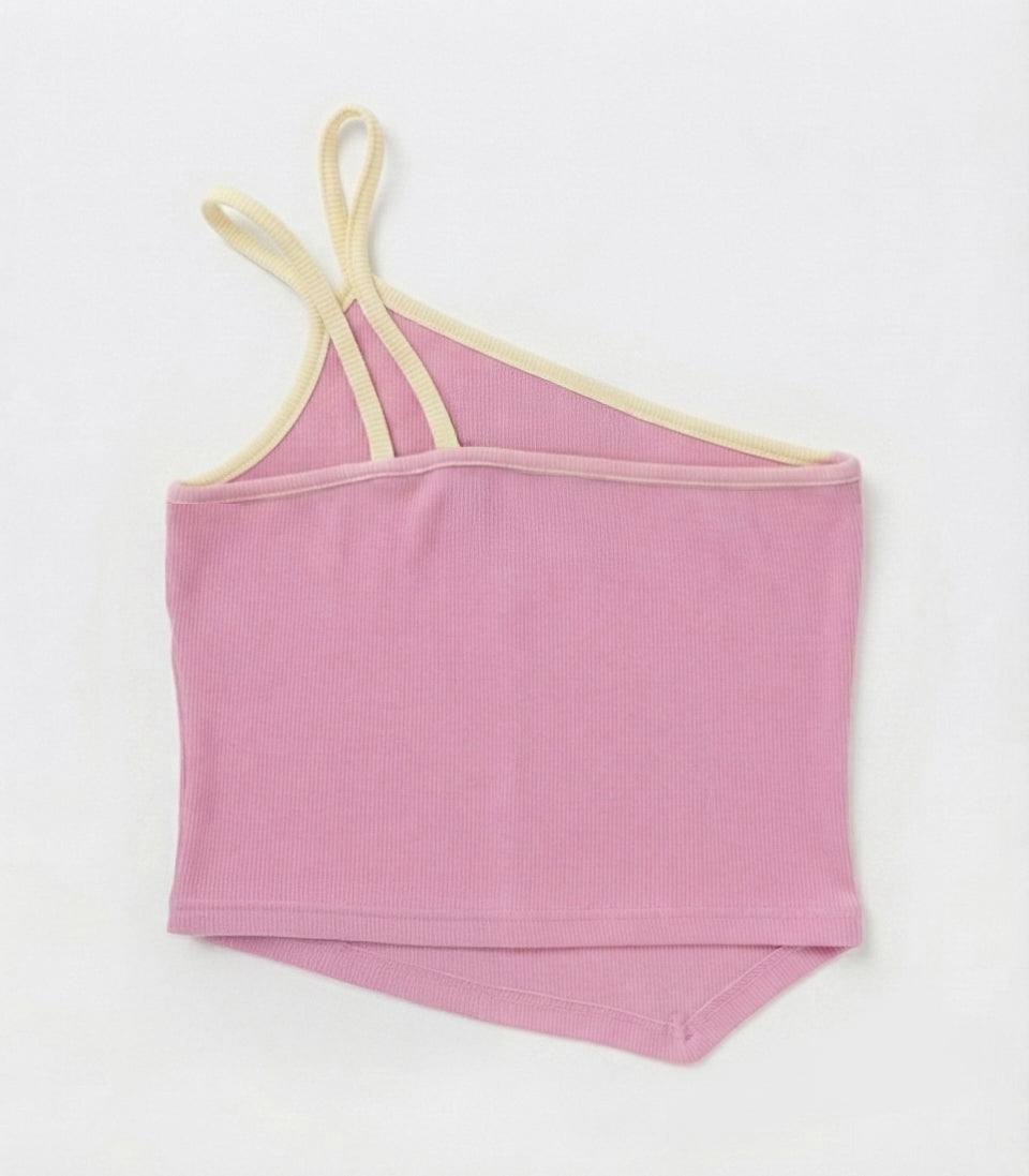 Asymmetric Ribbed Top